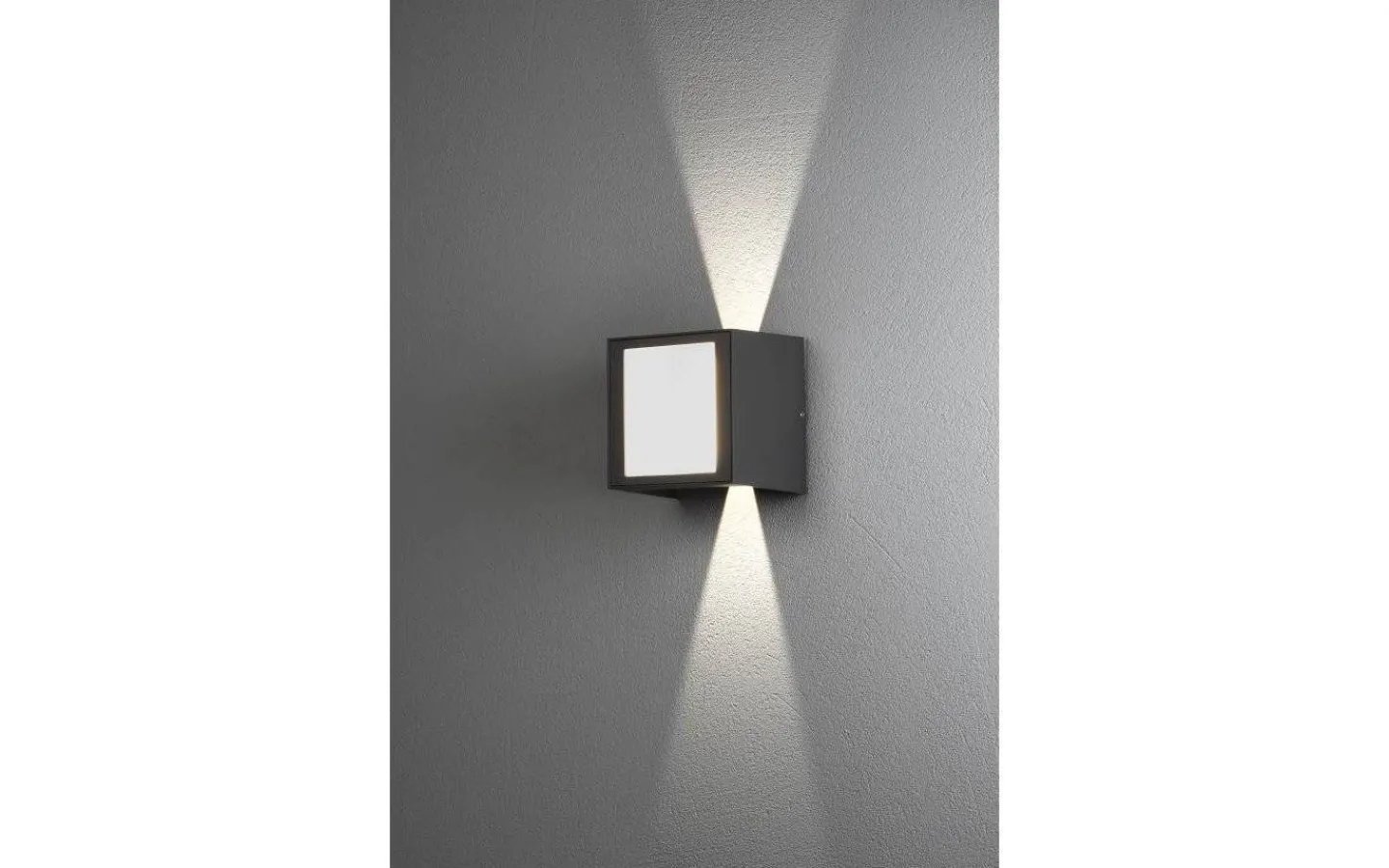 Konstsmide Cremona Vägglampa Justerbar LED 3000K 3x3W Antracit IP54* Upp & Nedljus Lampor