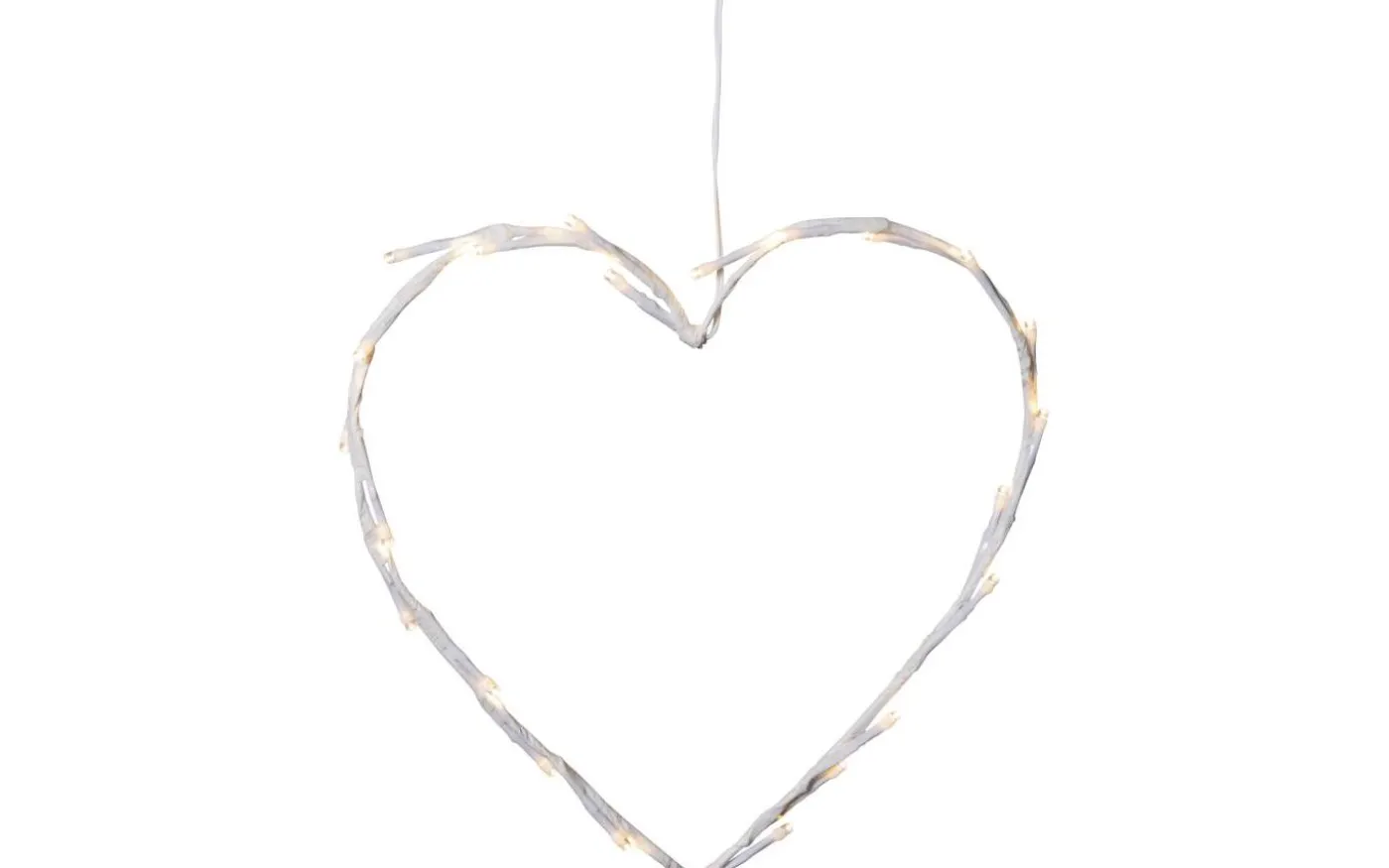 Crispy Heart Hängande Dekoration Vit