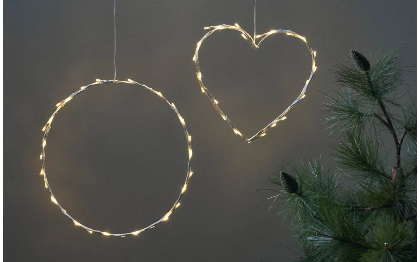 Crispy Heart Hängande Dekoration Vit