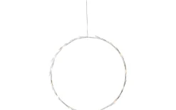 Batteri Julpynt Inomhus|Inomhusdekorationer Batteri<Star Trading Crispy Ring Hängande Dekoration Vit