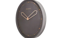 Väggklockor<NeXtime Cross Väggklocka Ø35cm Svart/Guld