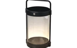 Uppladdningsbara Lampor Utomhus|Uppladdningsbara Lampor Utomhus<Konstsmide Crotone Solcell + USB 30cm Svart IP54