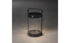 Uppladdningsbara Lampor Utomhus|Uppladdningsbara Lampor Utomhus<Konstsmide Crotone Solcell + USB 30cm Svart IP54