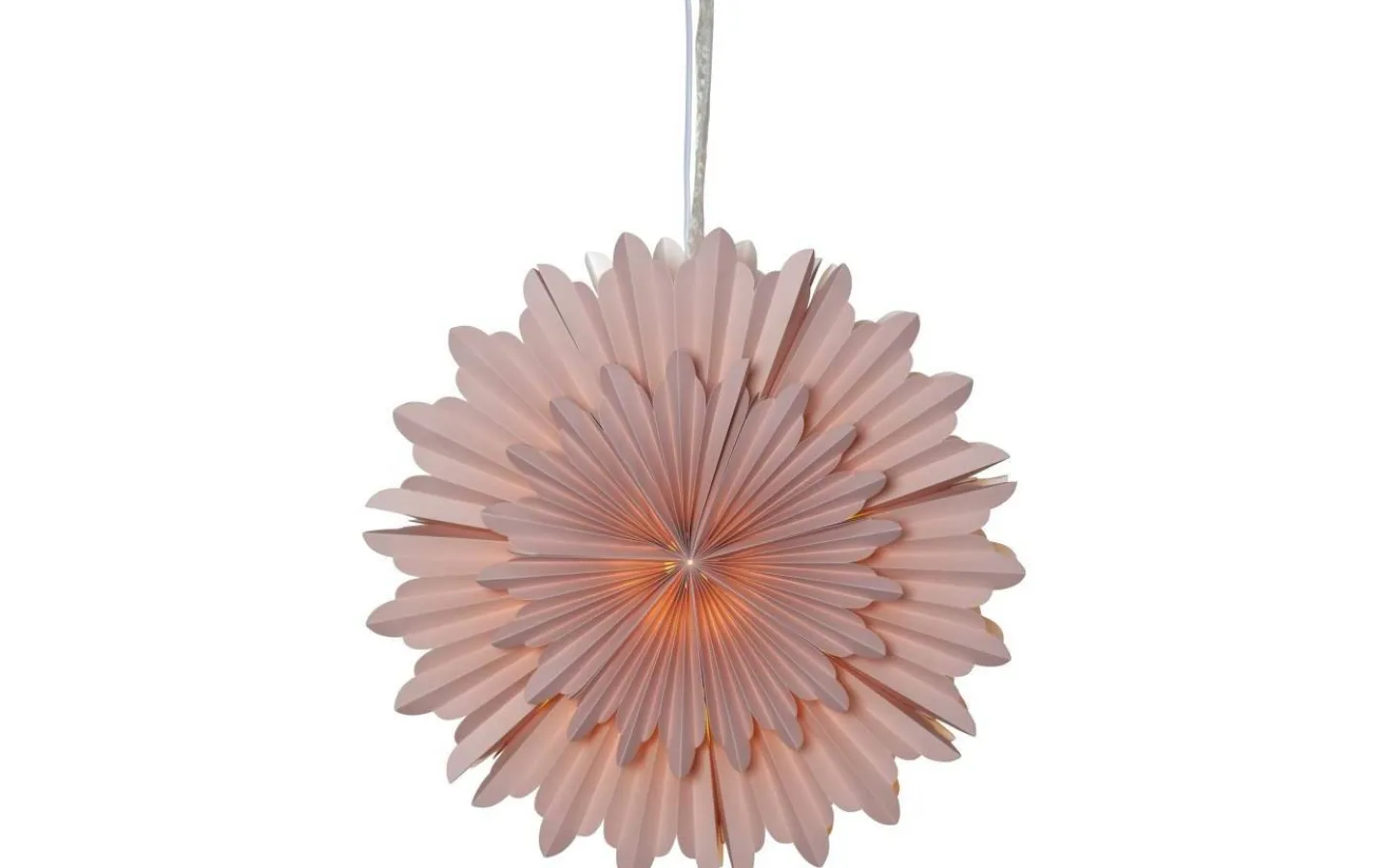 Exklusiva Pappersstjärnor|Visa Alla Julstjärnor<Star Trading Crystal Julstjärna 50cm Rosa