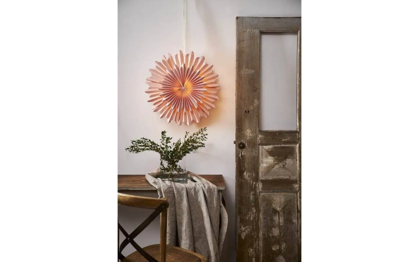 Exklusiva Pappersstjärnor|Visa Alla Julstjärnor<Star Trading Crystal Julstjärna 50cm Rosa