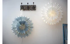 Exklusiva Pappersstjärnor|Visa Alla Julstjärnor<Star Trading Crystal Julstjärna 50cm Vit