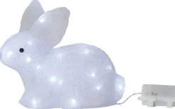 Star Trading Crystalo Batteridriven Utomhusdekoration 27cm Vit IP44* Batteri Julpynt Utomhus