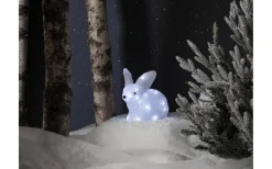 Star Trading Crystalo Batteridriven Utomhusdekoration 27cm Vit IP44* Batteri Julpynt Utomhus