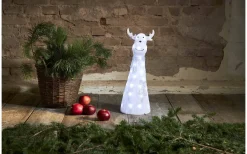 Star Trading Crystalo Ren 52cm LED IP44* Julpynt Utomhus