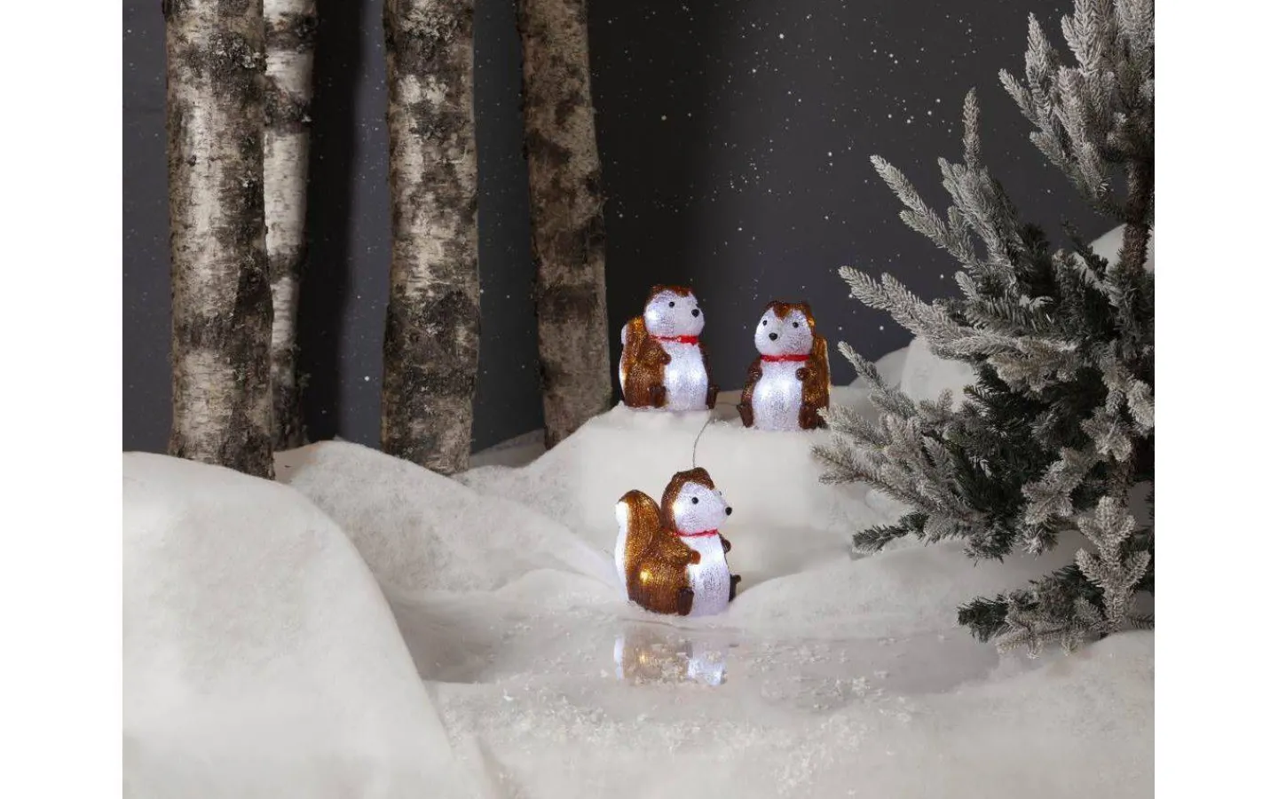 Star Trading Crystalo Utomhusdekoration 120cm Brun IP44* Julpynt Utomhus