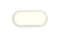 Taklampor Utomhus|Vägglampor Utomhus<Nordlux Cuba Energy Oval LED 3000K 6,5W Vit IP54