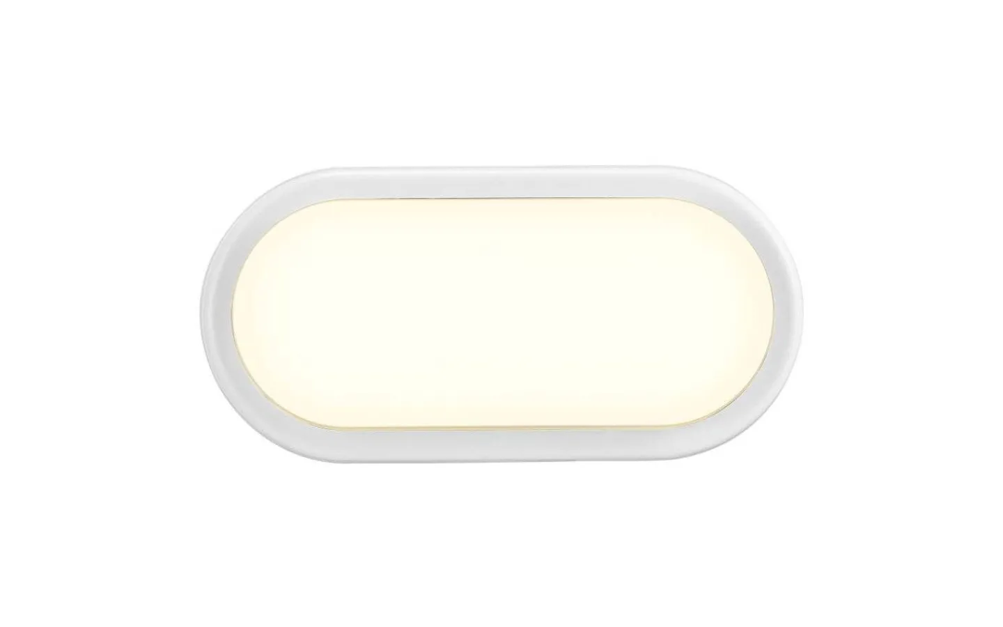 Taklampor Utomhus|Vägglampor Utomhus<Nordlux Cuba Energy Oval LED 3000K 6,5W Vit IP54