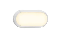 Taklampor Utomhus|Vägglampor Utomhus<Nordlux Cuba Energy Oval LED 3000K 6,5W Vit IP54