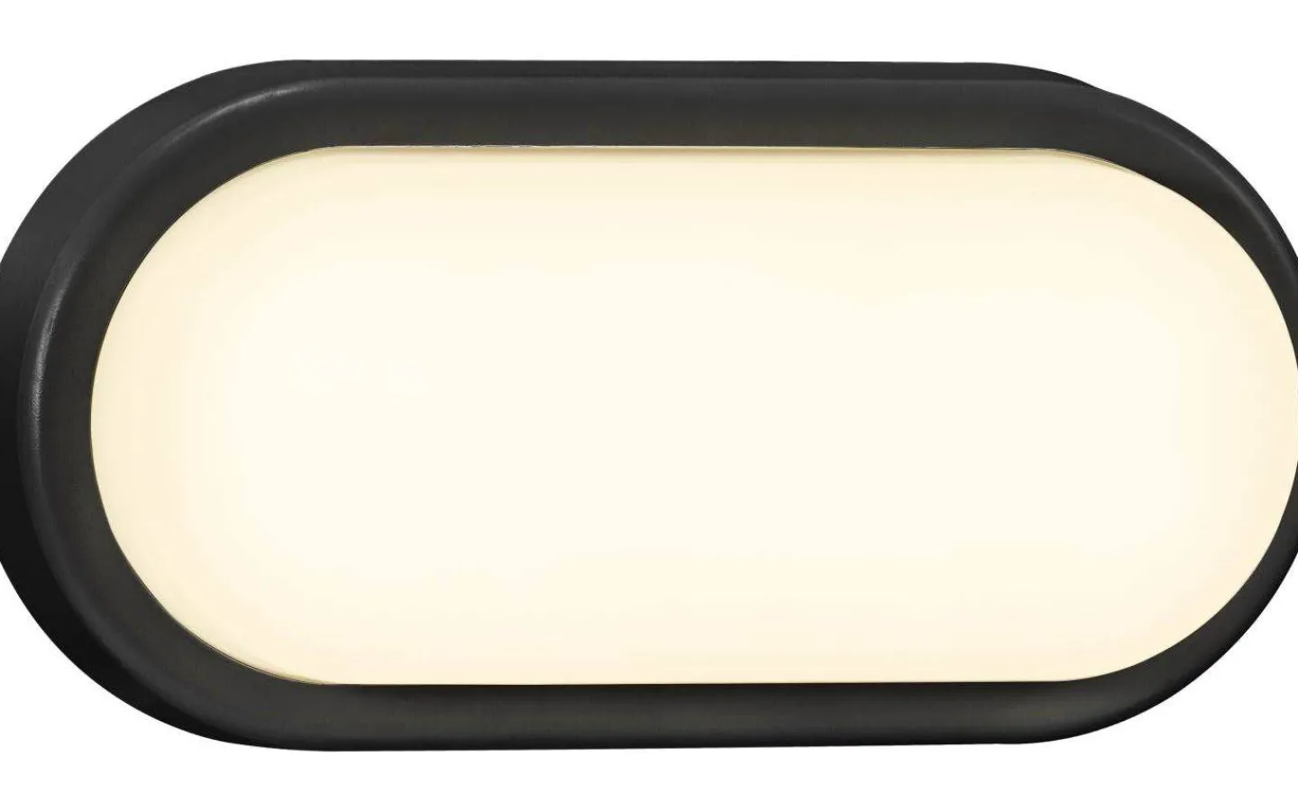 Taklampor Utomhus|Vägglampor Utomhus<Nordlux Cuba Energy Oval LED 3000K 6,5W Svart IP54