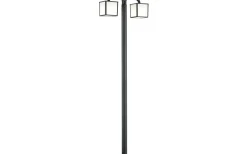 Kompletta Stolplyktor<Trio Lighting Cubango Stolplykta 200cm E27 antracit IP54