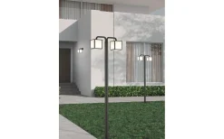 Kompletta Stolplyktor<Trio Lighting Cubango Stolplykta 200cm E27 antracit IP54