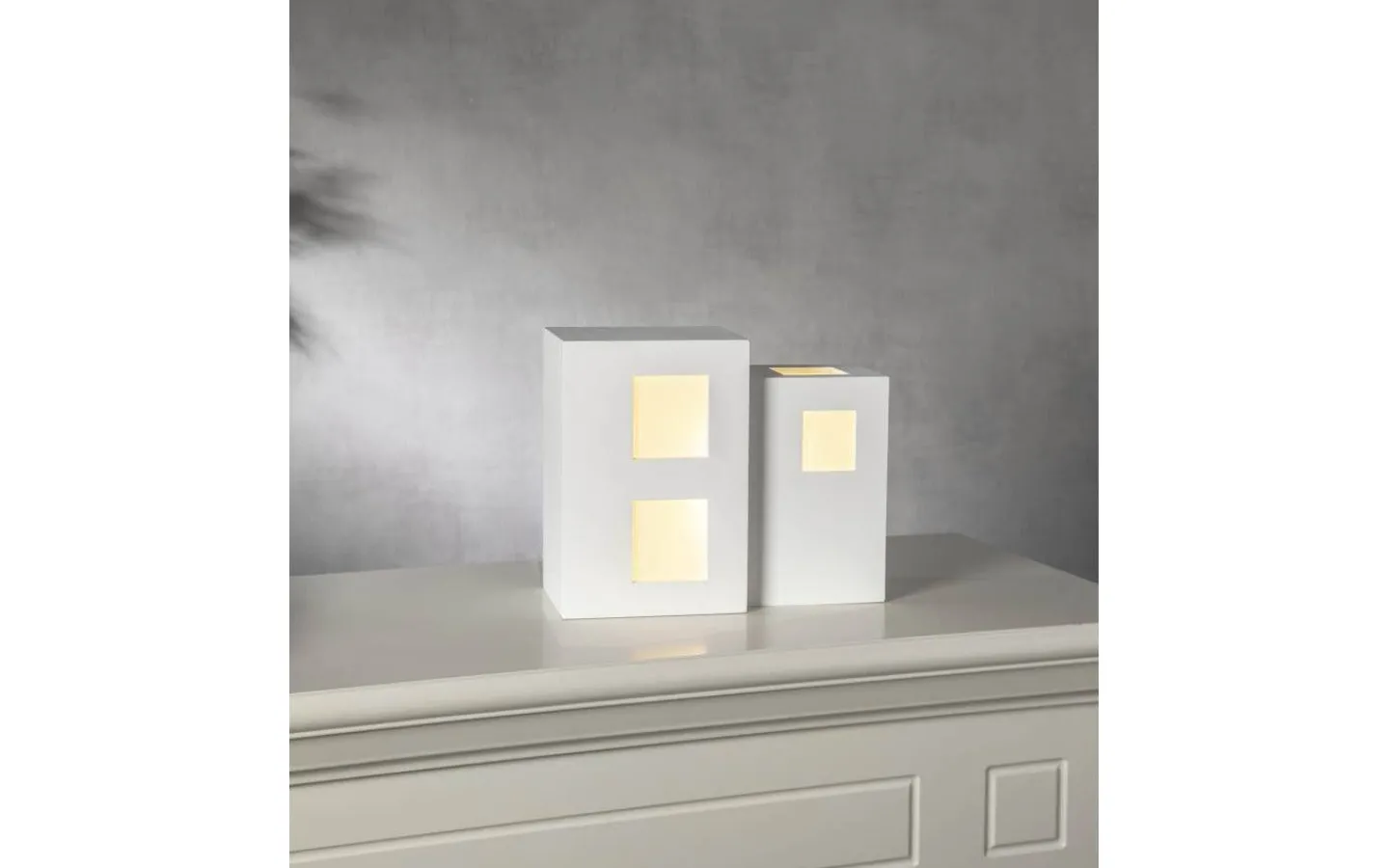 Bordslampor<Star Trading Cube Bordslampa E14 25cm Vit