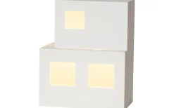 Bordslampor<Star Trading Cube Bordslampa E14 25cm Vit