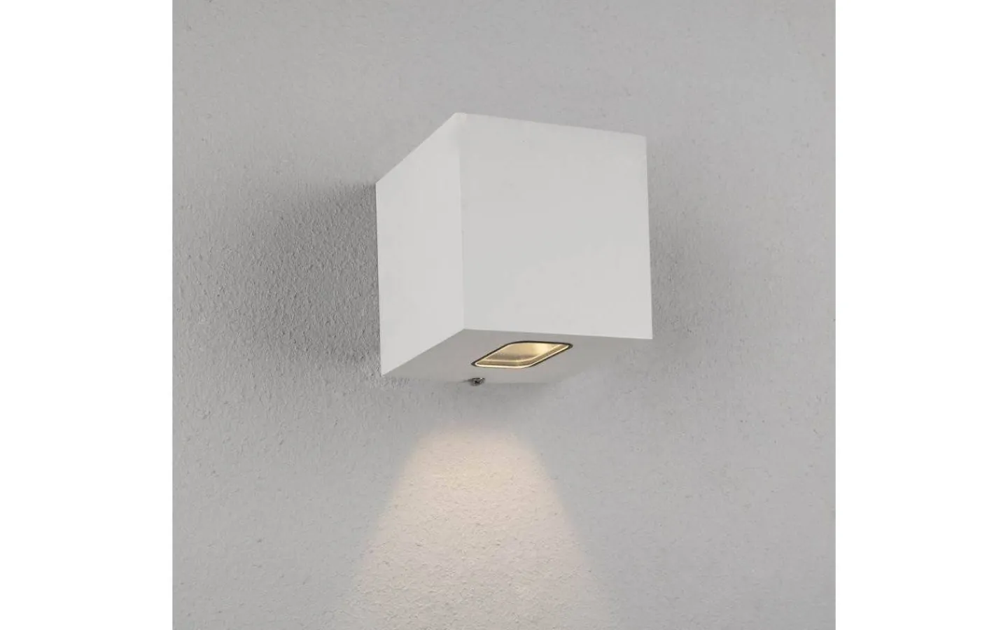 Hidealite Cube I Vägglampa LED 3000K 4W Vit IP65* Upp Eller Nedljus Lampor