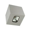 Cube II Vägglampa LED 3000K 7,2W Grå IP65