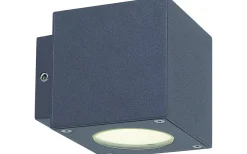 Cube Vägglampa LED 3000K 2x3W Mörkgrå IP54