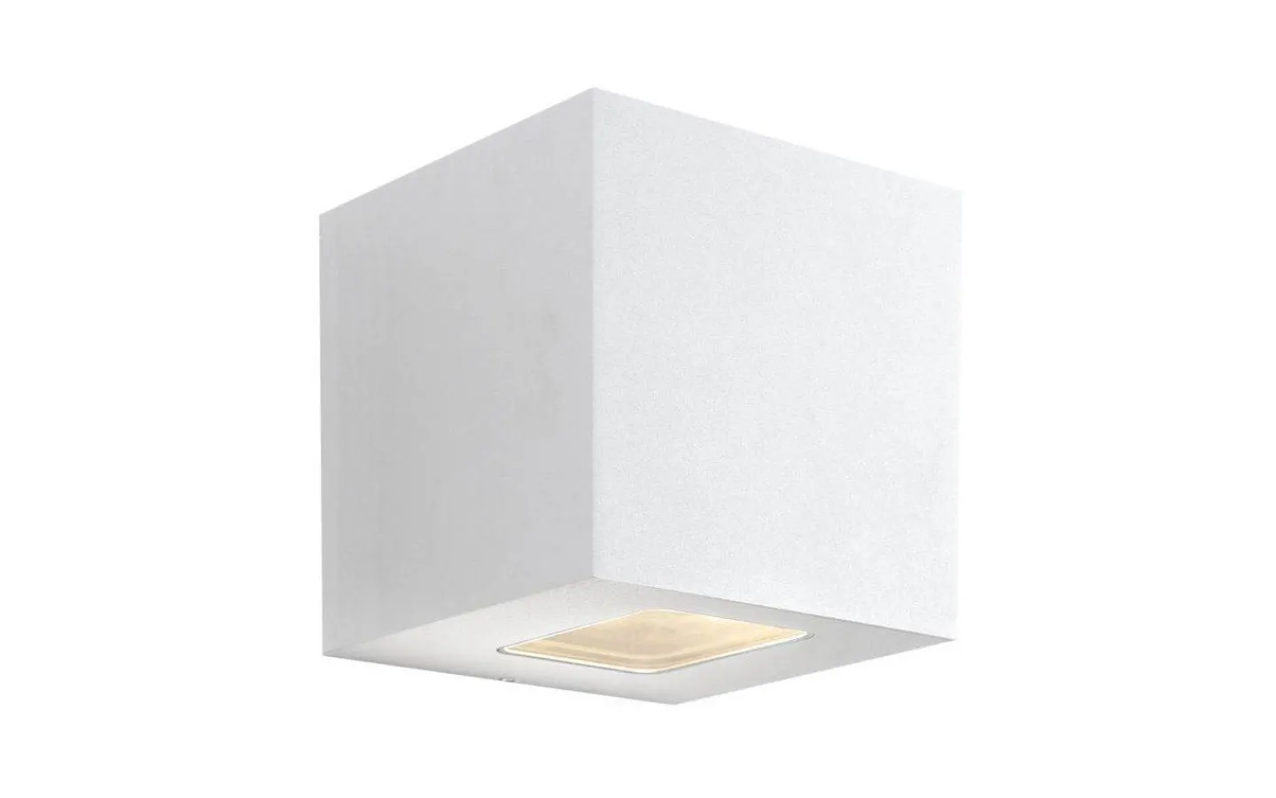 Hidealite Cube XL I Vägglampa LED 3000K 12,5W Vit IP65* Upp Eller Nedljus Lampor