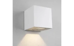 Hidealite Cube XL I Vägglampa LED 3000K 12,5W Vit IP65* Upp Eller Nedljus Lampor