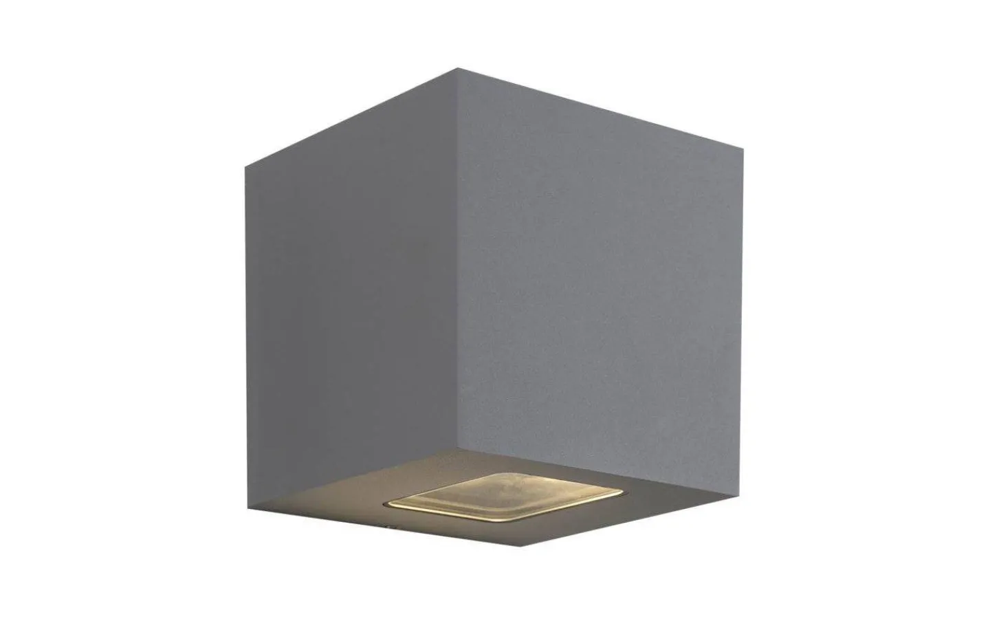 Upp Eller Nedljus Lampor<Hidealite Cube XL I Vägglampa LED 3000K 12,5W Grå IP65