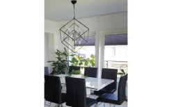 Aneta Cubes Taklampa 73cm Svart* Stora Taklampor Ø70-150 Cm