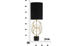 Mauro Ferretti Cubo Bordslampa 65cm Guld/Svart* Bordslampor