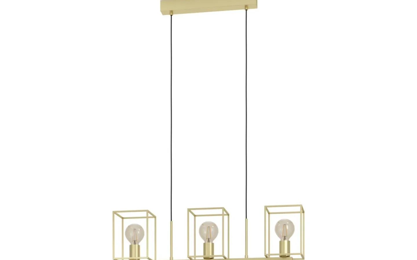 Avlånga Taklampor<Eglo Cumiole Taklampa 78cm Guldfärgad