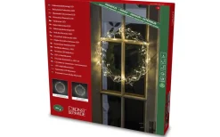 Kransar|Julpynt Inomhus<Konstsmide Curle Julkrans 45cm Varmvit LED Guld Inomhus