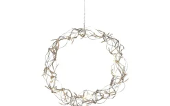 Curly Krans 30cm LED Silver Inomhus