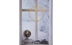 Inomhusdekorationer 230V<Star Trading Curly Krans Dew Drop LED 45cm Mässing