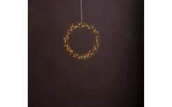 Curly Krans Dew Drop LED 30cm Mässing