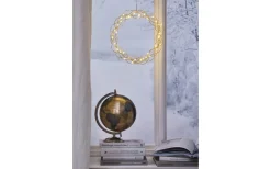 Curly Krans Dew Drop LED 30cm Mässing