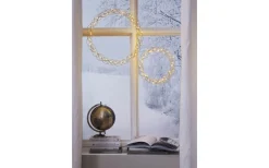 Curly Krans Dew Drop LED 30cm Mässing