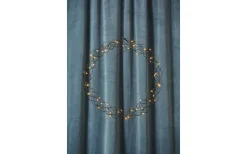 Curly Krans Dew Drop LED 48cm Svart Inomhus