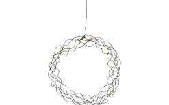Star Trading Curly Krans Dew Drop LED 30cm Svart Inomhus* Kransar|Julpynt Inomhus