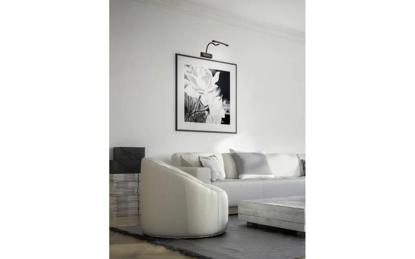 Tavelbelysning<Trio Lighting Curtis Tavellampa LED mattsvart