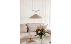 Stora Taklampor Ø50-69 Cm<Globen Lighting Curve Taklampa 50cm Beige