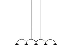 Avlånga Taklampor<Globen Lighting Curve Taklampa 165cm Svart