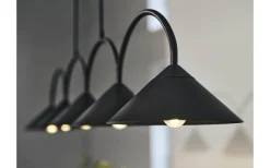 Avlånga Taklampor<Globen Lighting Curve Taklampa 165cm Svart