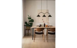 Curve Taklampa 95cm Svart