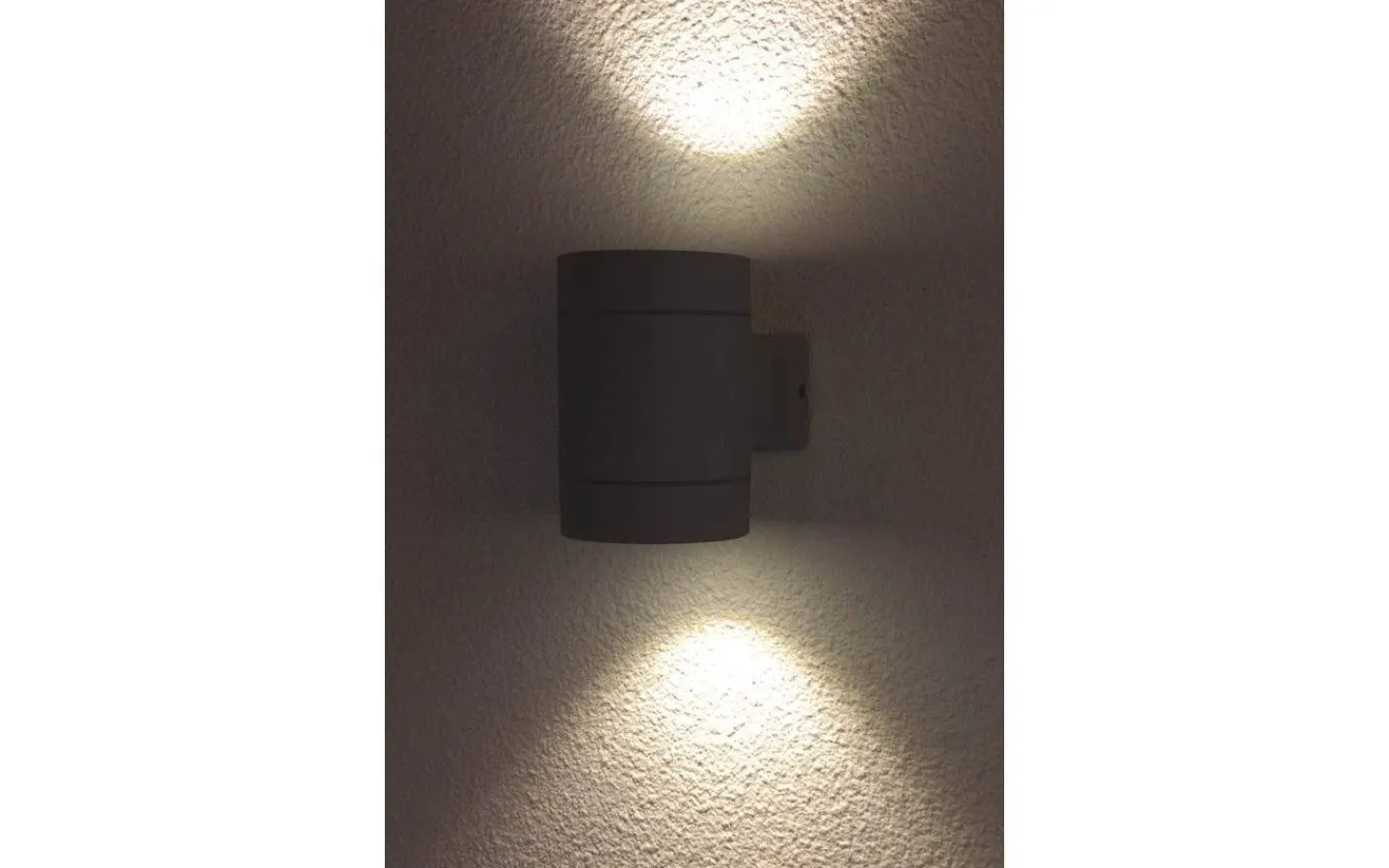 Aneta Cyklo Vägglampa LED 3000K 2x3W Mörkgrå IP54* Upp & Nedljus Lampor|Vägglampor Utomhus