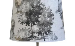 Hallbergs Daga Lampskärm Ø30cm Grå* Mönstrade Lampskärmar