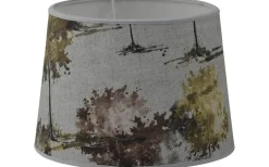 Hallbergs Daga Lampskärm Ø24cm Mörkrost* Mönstrade Lampskärmar