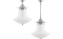 Badrumslampor Tak<Karlskrona Lampfabrik Dahlberg 100 - Förnicklad Badrum IP24