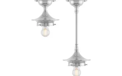 Karlskrona Lampfabrik Dahlberg - Rörpendel 80 - Förnicklad* Plafonder