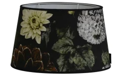 Dahlia Noir Lampskärm Oval 20cm Svart